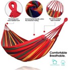2 Person Double Camping Hammock Chair Bed Outdoor Hanging Swing Sleeping Garden