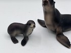 Schleich Sea Lion Adult   Seal Pup Marine Animal Figure Lot Of 2
