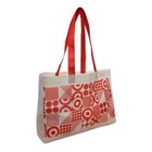 Reusable Bag Large Tote Bag Bullseye Design