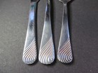 3 Pc Vintage Pan Am Wave Design Airline Cutlery Set Fork Knife Spoon Silverware