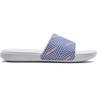 Under Armour 3024434 Men s Ua Ansa Graphic Fix Slides  Royal white  Size 12