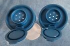 Tupperware Hourglass Salt And Pepper Shakers Large 6  Set new 