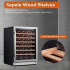Ca lefort 24  Wine Cooler Refrigerator Freestanding   Built-in Fridge 54 Bottles