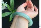 Old Chinese Natural Emerald Jade Bracelet Collectible 54 8 9 8 8