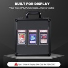 Graded Card Storage Box With Display Window For Psa cgc Holder  Tsa