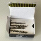 4pc B m c Mens Stainless Steel Tie Clip Necktie Bar Clasp Pin-lightning Bolt   