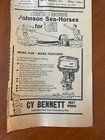 Knappen Marine   Cy Bennett 1961 Newspaper Ad Clipping Elkhart Indiana Paper Ad
