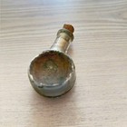 Antique Victorian Cobalt Double End Perfume Bottle   Gerstendorfer Glass Bros