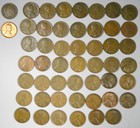 1909 Indian   Bu Wheat On End Estate Sale   Unsearched Cents Us Coins   One Roll