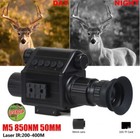 M5 Night Vision Rifle Scope Video Record Hunting Optical Sight Ir Camera 850nm