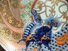 Antique 19thc  Japanese Large Imari With Blue Dragon Porcelain Charger