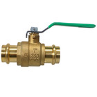 10 Pack Xfitting 1  Press Ball Valve  Lead Free Brass  Full Port  Propress