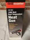 Drillmaster 1500 Watt Dual Temperature Heat Gun  New  120 Volt 63104
