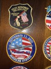 Lot Of 6 9 11 Police   Fire Department Memorial Patch Set Obsolete