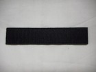 Custom Embroidered Black Name Tape  New  5 Inch Length  With Hook Fastener 