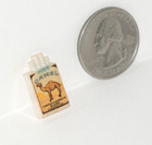 1930s Bakelite Or Celluloid Camel Cigarette Pack Sew-on Goofies Realistic Button