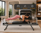 87  Heavy Duty Pilates Reformer Machine Foldable Home Gym With Cardio