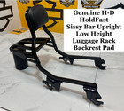 Oem 22-25 Harley Sportster Nightster Passenger Sissy Bar Backrest Luggage Rack