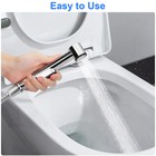 Toilet Shattaf Adapter Hose Bidet Sprayer Stainless Steel Handheld Shower Head