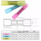 1000x Waterproof Heat Shrink Crimp Butt Wire Connectors Splice Terminals Awg Kit