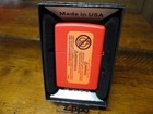 Christmas Busty Blonde Pinup In Santa Suit Fireplace Zippo Lighter Mint In Box