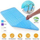 Bath tub shower Extra Long Mat 39 x16  Anti Slip Antibacterial Machine Washable