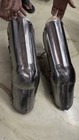 Medieval Steel Leg Armor Greaves Sabatons Knight Costume Larp Reenactment