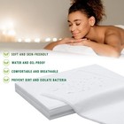 Disposable Bed Sheets 100 Pcs 31 X 71 Massage Table White Woven Fabric Cover