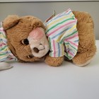 Vintage 1985 Fisher Price Teddy Beddy Bear Bedtime Plush Sleepy Pajamas Animal