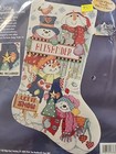 Bucilla Let It Snow Christmas Stocking Kit 83682 Counted Cross Stitch 18 In