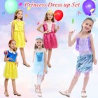Dress Up Clothes For Little Girls Dress Up Trunk Set Elsa Mermaid Snow Princess