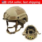 New Fast High   cut Od Green   Tan Nij Iiia Ballistic Uhmwpe Tactical Helmet