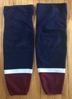 Adidas Colorado Avalanche Game Worn used  pro Stock Hockey Socks Xl   cut Proof