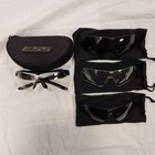 Ess Crossbow Ballistic Shooting Glasses Kit     3 Interchangeable Lenses   Case