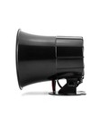 Qwork Electric Siren Horn  Dc 12v Security Loud Wired Alarm 1 Pack  Black