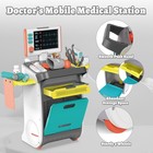 Deao Doctor Kit For Kids Aged 3- 5  Toddlers Pretend Doctor Playset Role Play   