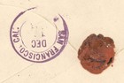 1895 Japan Registered Cover Nagasaki To San Francisco Imperial Hotel Wax Seal