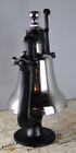 Antique Style Silver Nickel Fire Truck Alarm Bell With Cast Iron Cradle Frame