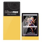 Ultra Pro Gaming Small Size Deck Protector Sleeves Pro Gloss Yellow - 60 Ct Pack