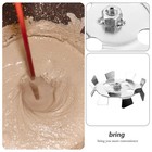  Mixing Head Tool Drill Paint Stirrer Drywall Paddle Mixer Attachment