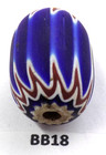 Super Fine Antique Venetian Chevron Trade Bead African Bb18 Bg 52