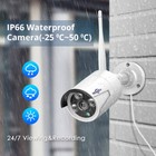 Hiseeu1080p Wireless Security Camera System With 12   Monitor 10ch Nvr 3tb Hdd