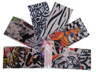6 Pcs Unisex Mens Women Temporary Fake Full Arm Tattoo Sleeves Stockings