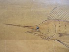 Vintage 1987 Stuart Sailfish Club Trophy - Hand Carved Sailfish Plaque-signed