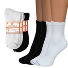 3 12 Pairs Diabetic Ankle Socks Mens Circulatory Health Low Cut Socks 9-11 10-13