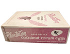 Vintage Plantation Cocoanut Cream Eggs Easter Candy Box Mcm Bunny Graphics