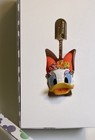 New Baublebar Disney Bag Charm Daisy Duck Orange Bow Head