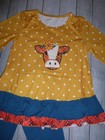 New Boutique Cow Tunic   Leggings Girls Outfit Set