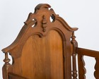 Antique  Walnut  Victorian Baby Cradle With Never Before Uses Custom Matress