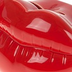 Red Lips Shape Money Box Ceramic Valentine s Day Novelty Gift